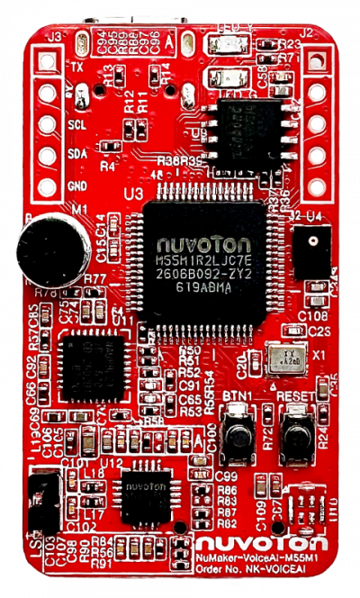 nuvoton numaker-voiceai-m55m1